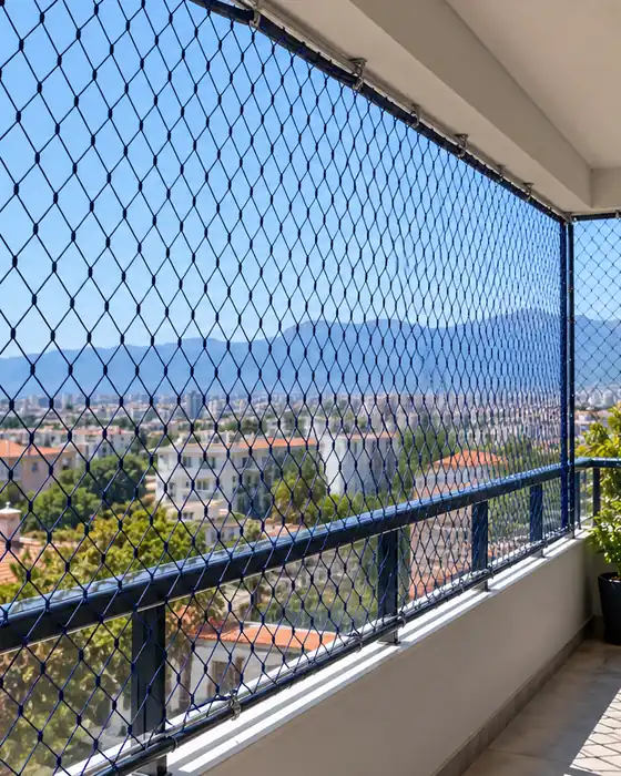 Antalya balkon güvenlik filesi uygulaması